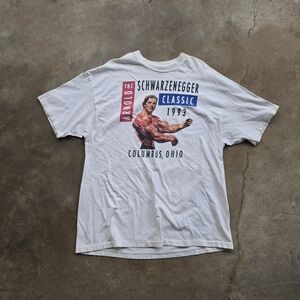 Vtg 93 ARNOLD CLASSIC TSHIRT 2x SCHWARZENEGGER BODYBUILDING GYM